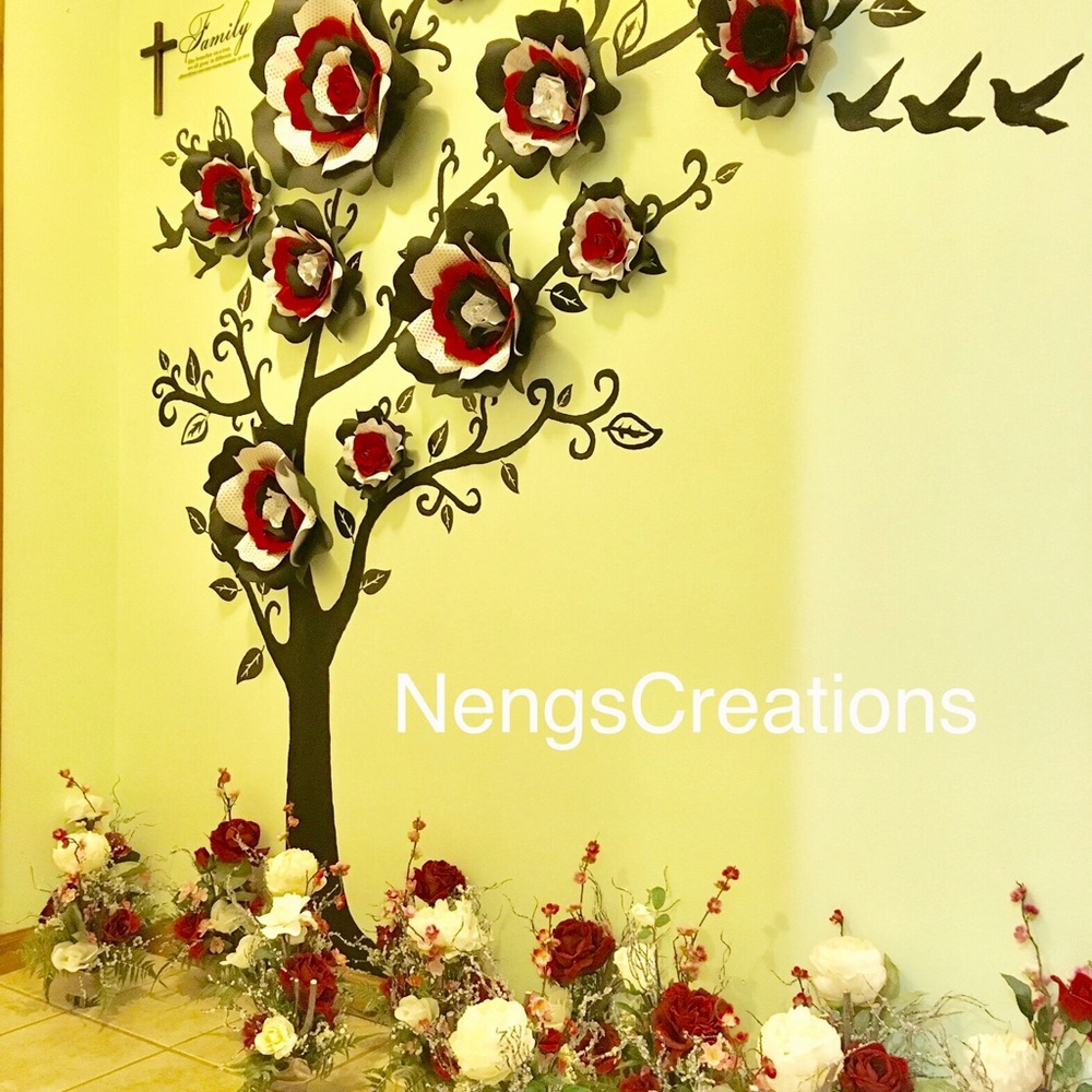 Flower backdrop - Picture 4 of 4